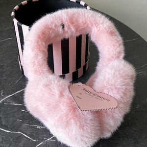 Adjustable Womens Fluffy Earmuffs Premium