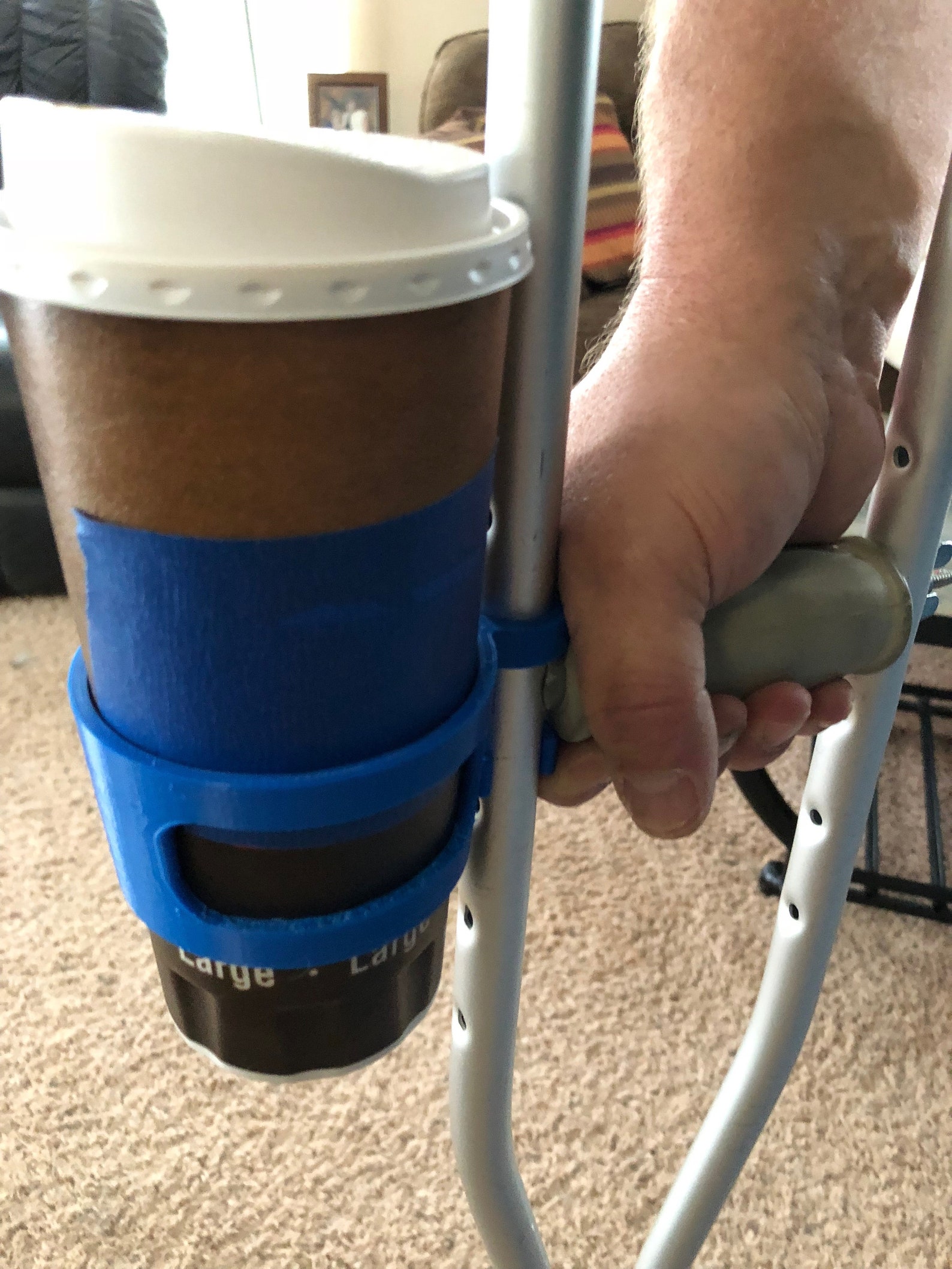 Cup Holder for Crutches. Etsy
