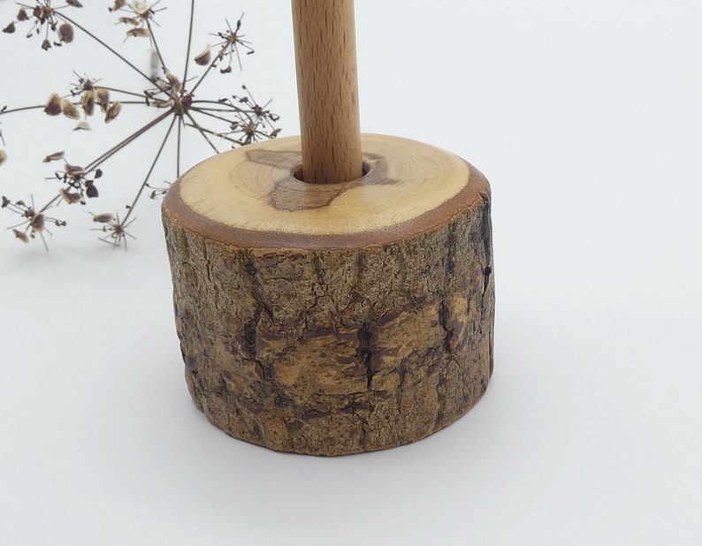 pen storage for the desk in the home office mother/'s day gifts ash Wooden pen holder