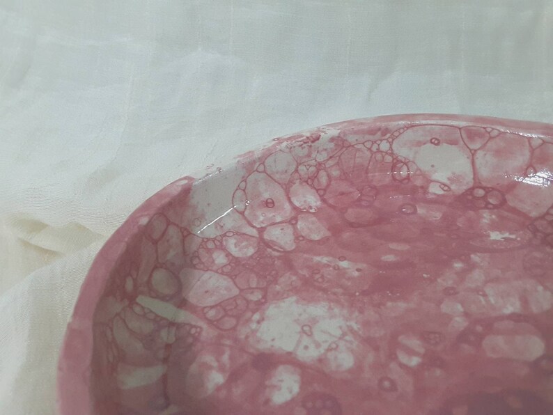 Ceramic seconds sale hand slap plates and crescent plate,dinnerware plates handmade pink plate blue plate home decorate bubble plates