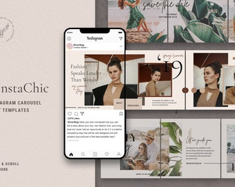 InstaChic - Instagram Carousel Post Templates
