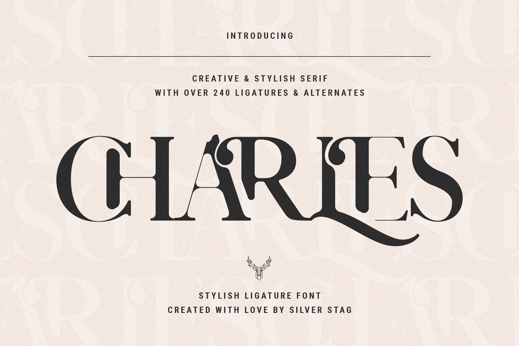 Charles Chic Ligature Serif Font Etsy Charles Chic Ligature Serif Font Etsy
