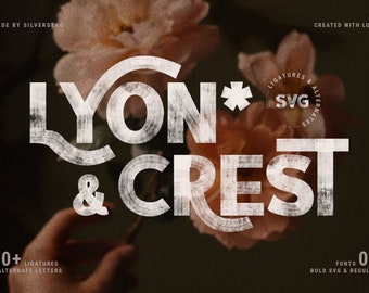 LYON & CREST - HandPainted SVG Type