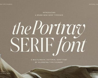 The Portray - Tipografía serif elegante