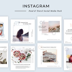 Cuisine moderne & voyage Instagram Pack