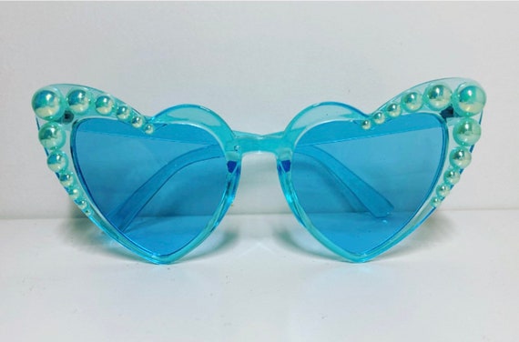 Translucent hotsell heart sunglasses
