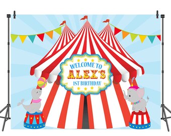 carnival backdrop etsy