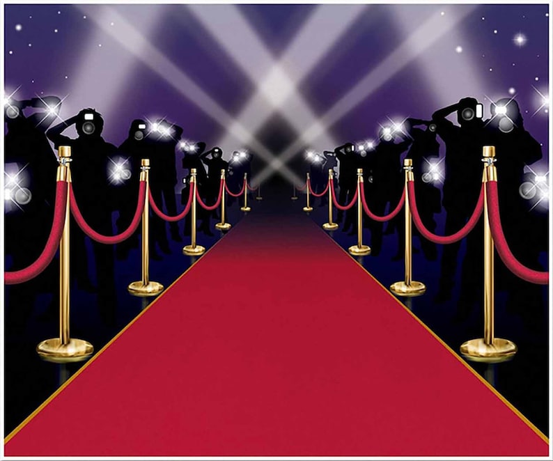Red Carpet Photography Backdrop Awards Ceremony Photo Booth Etsy