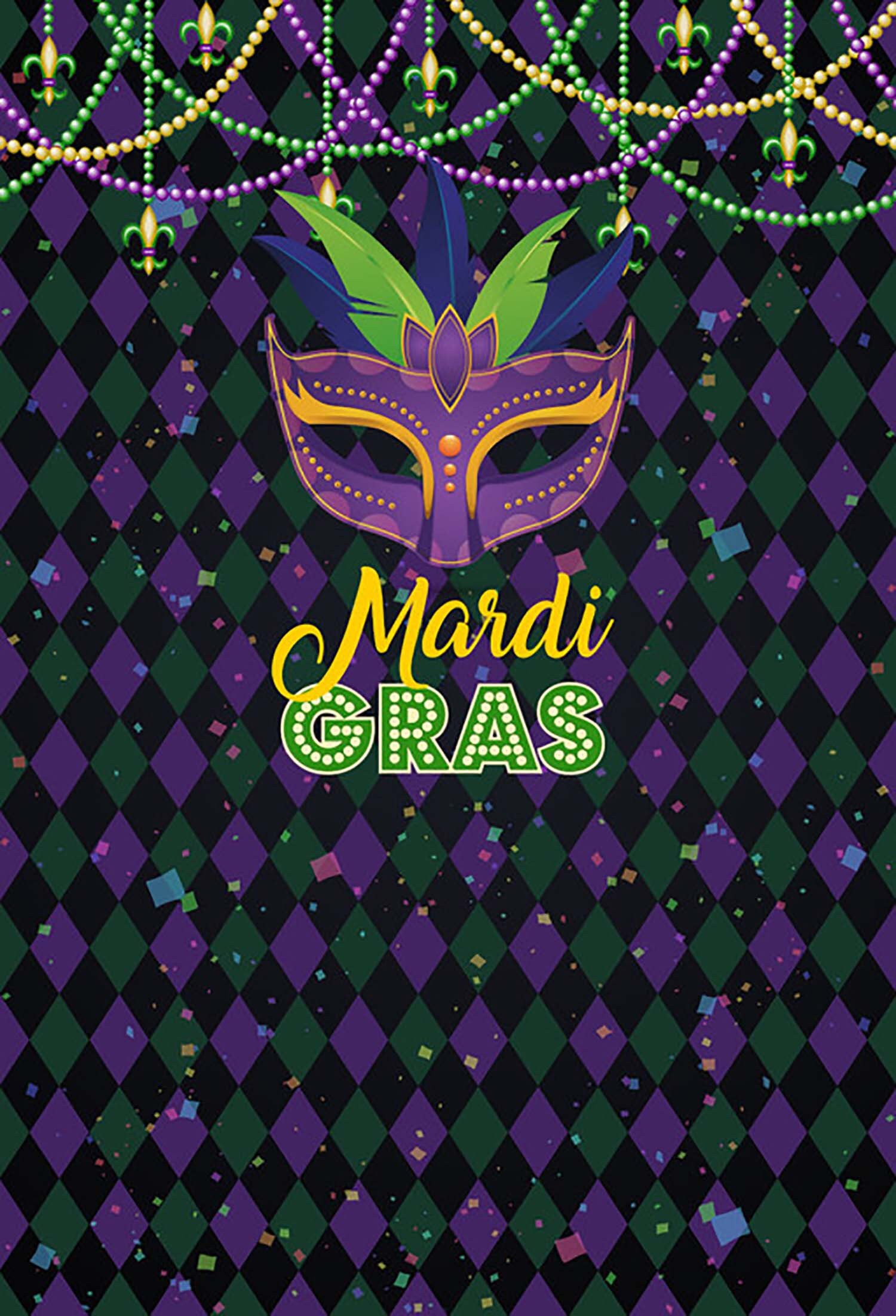 mardi gras fabric items