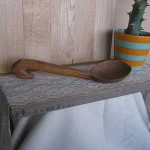 Wooden spoon, handmade spoon, antique spoon, rustic farmhouse spoon, rustic decor