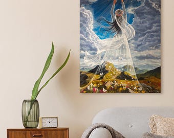 Original Art - the Bride is Ready - Christian Art - Etsy