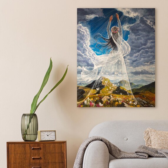 Original Art - the Bride is Ready - Christian Art - Etsy