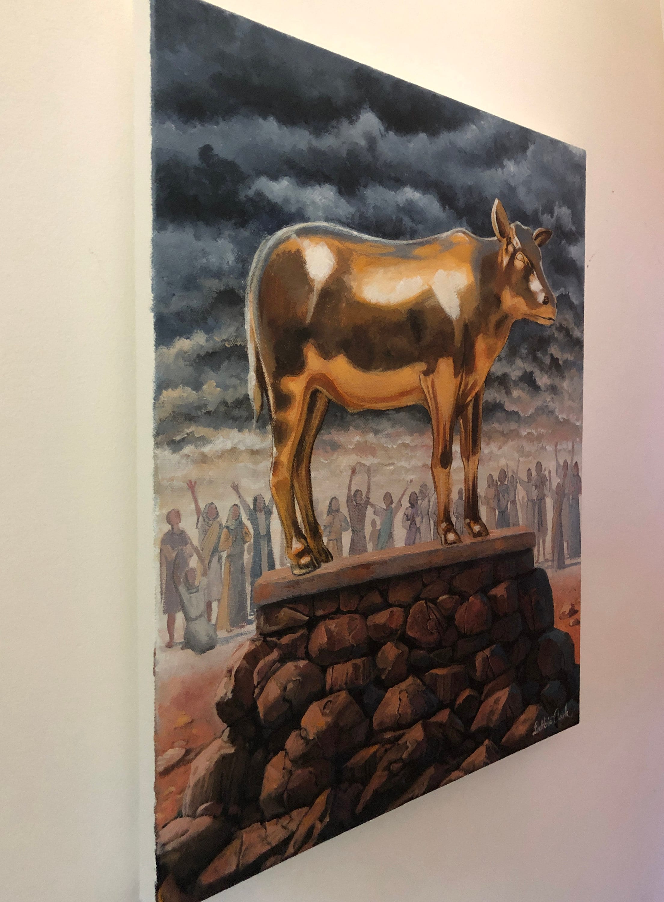 ジクレー版画 A3 - 黄金の子牛 - 聖書美術 - Etsy 日本