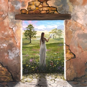 Art Print - Through the Doorway - Christian Art