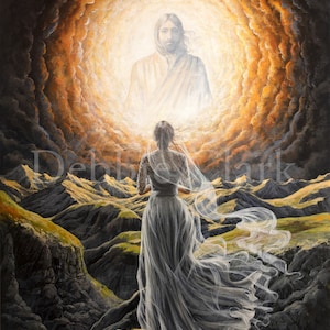 Giclee Fine Art Print - The Way - Christian Art - 11&quot; x 15&quot;