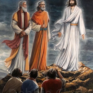 Giclee Art Print - The Transfiguration  - Christian Art on A3
