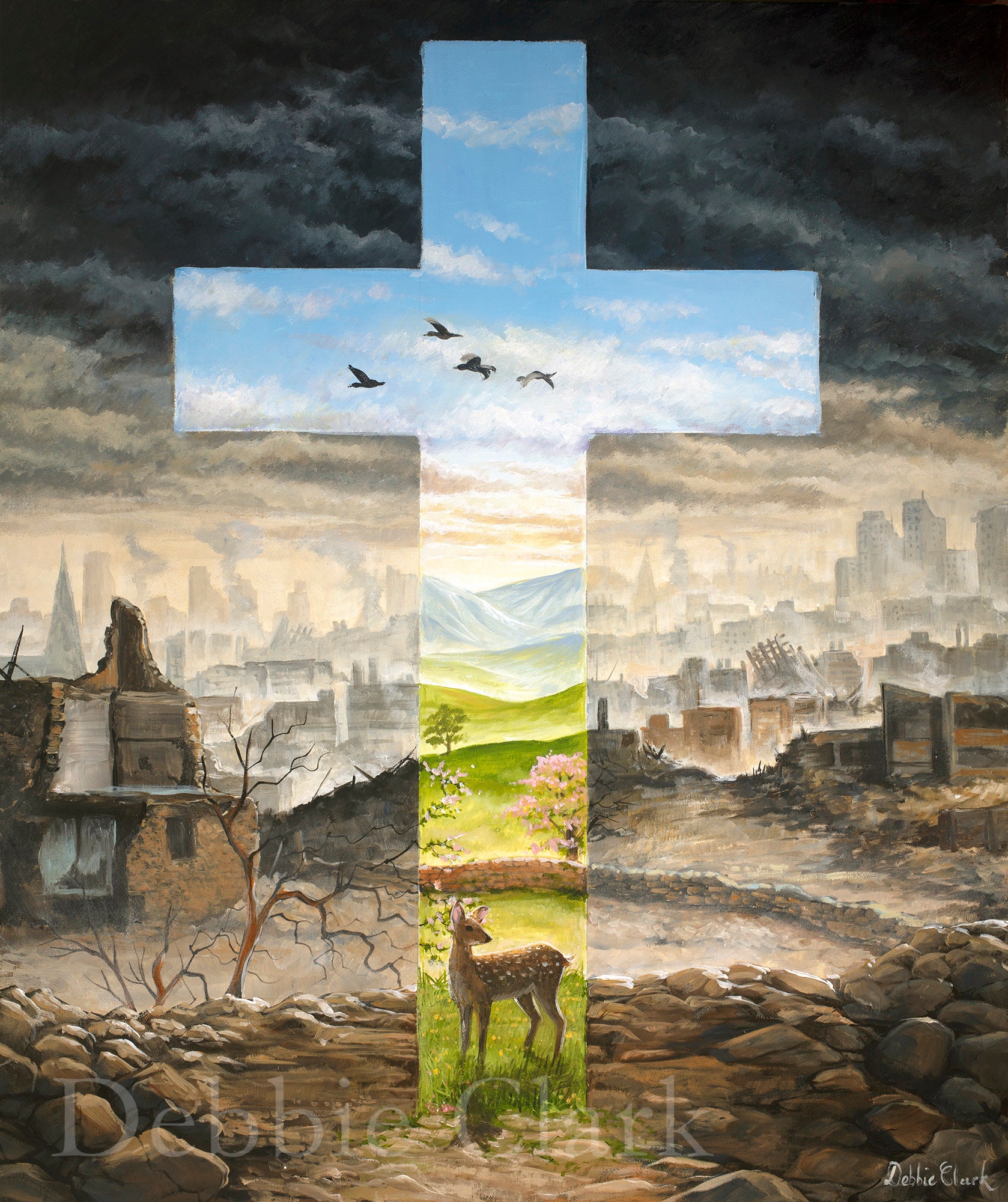 Art Print Life Through the Cross Christian Art 11 X 14 - Etsy Canada