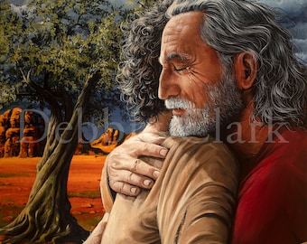Giclee Art Print A3- The Prodigal Son - Biblical Art