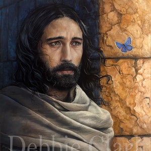 Original Art - Portrait of Jesus - Christian Art