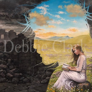 Original Art - Abide in Christ- Jesus Painting
