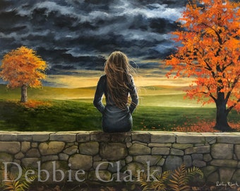 Waiting for God Art Print - Christian art print - signed limited edition giclee print