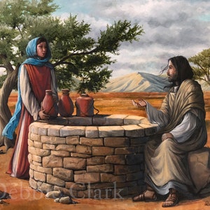 Art Print - The Samaritan Woman - Christian Art