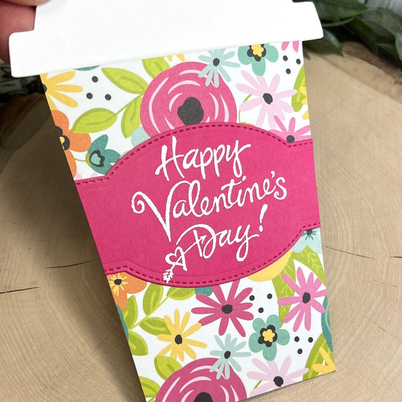 Coffee Cup Gift Card Holder for Valentine's Day Gift for Etsy