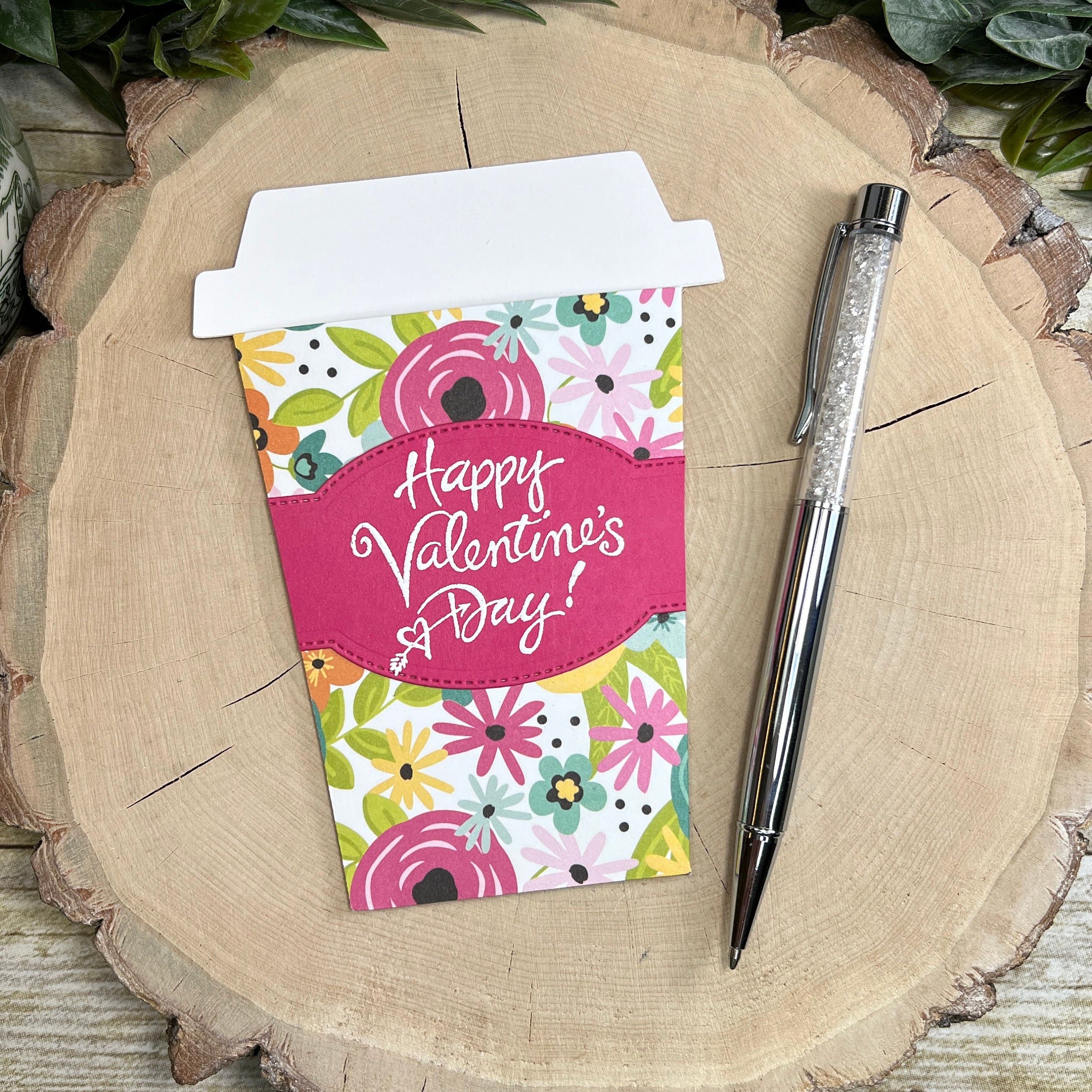 Coffee Cup Gift Card Holder for Valentine's Day Gift for Etsy