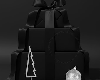 Carta da regalo di lusso color nero notte per incartare i regali delle feste – Eleganti rotoli di carta fine art, finitura satinata o opaca per regali di nozze di compleanno