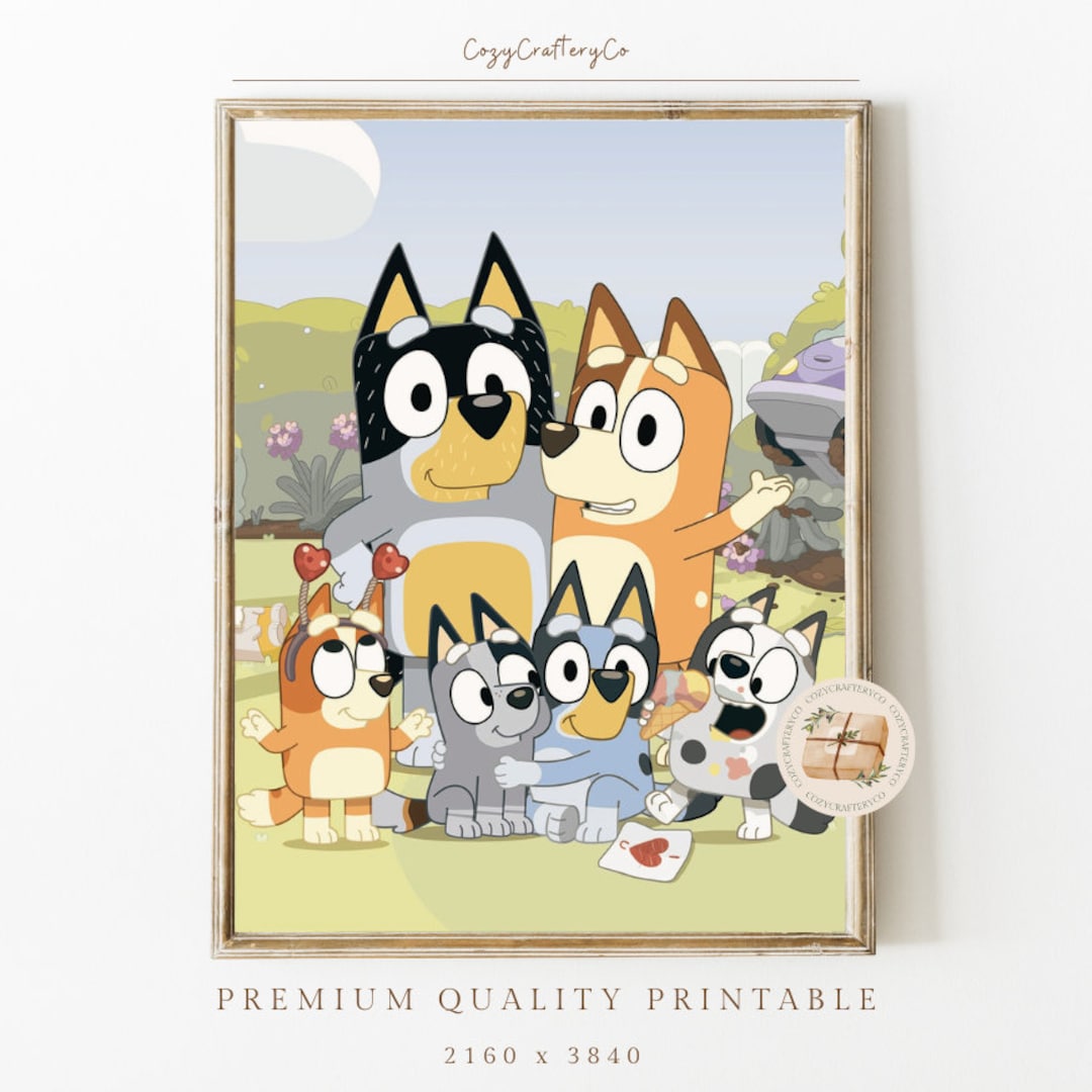 Bluey Scenery Art Print Family Portrait Digital Download Bluey Decor bluey-scenery-art-print-family-portrait-digital-download-bluey-decor