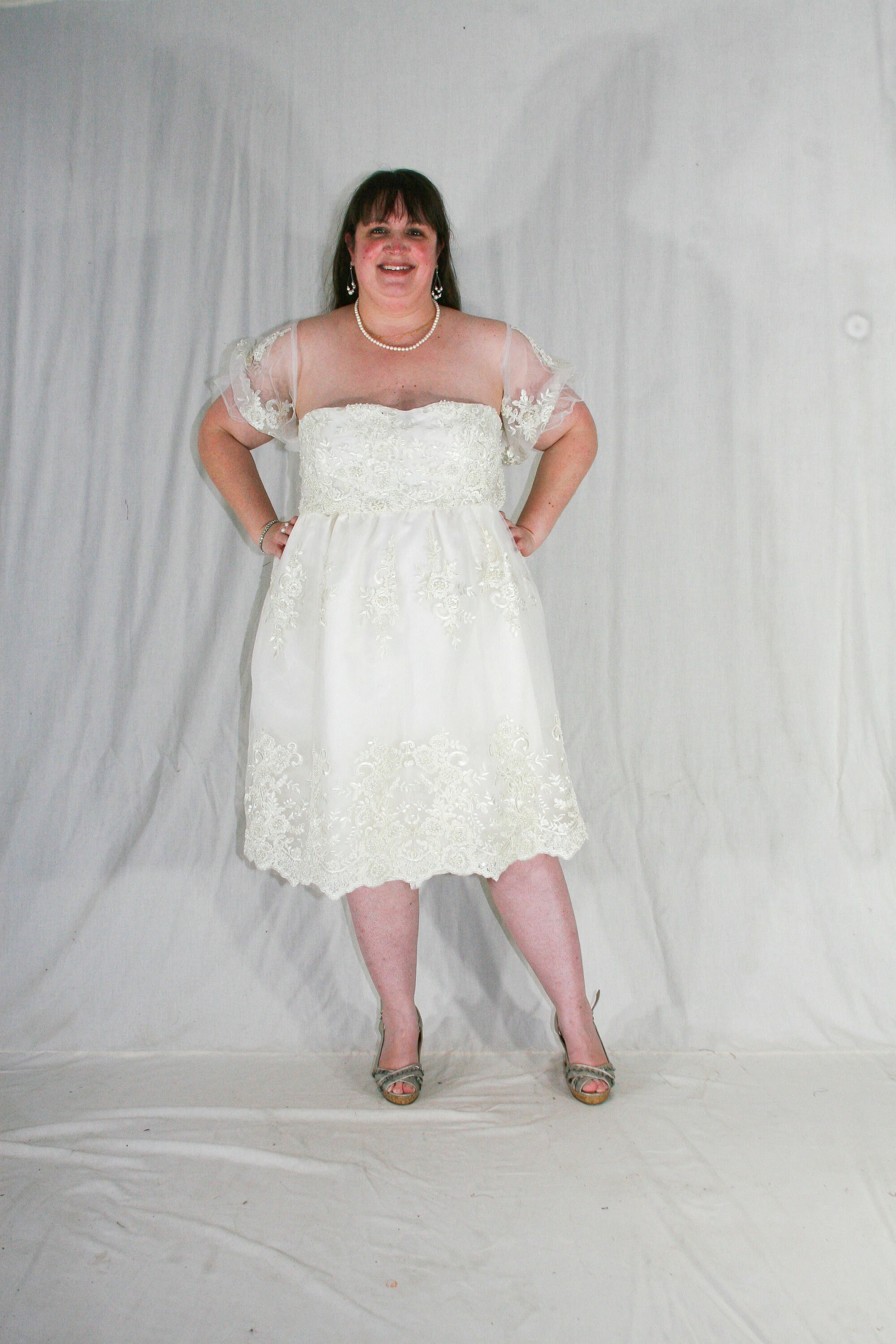 Wedding Dress Baby Doll Style Plus Size Fashion Sequins Etsy Hong Kong