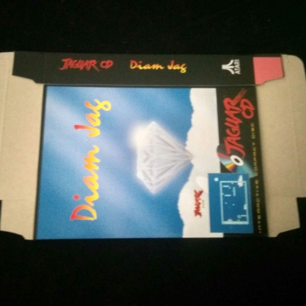 Diamond Jag - Atari Jaguar CD - Repro Box / Caja de repuesto