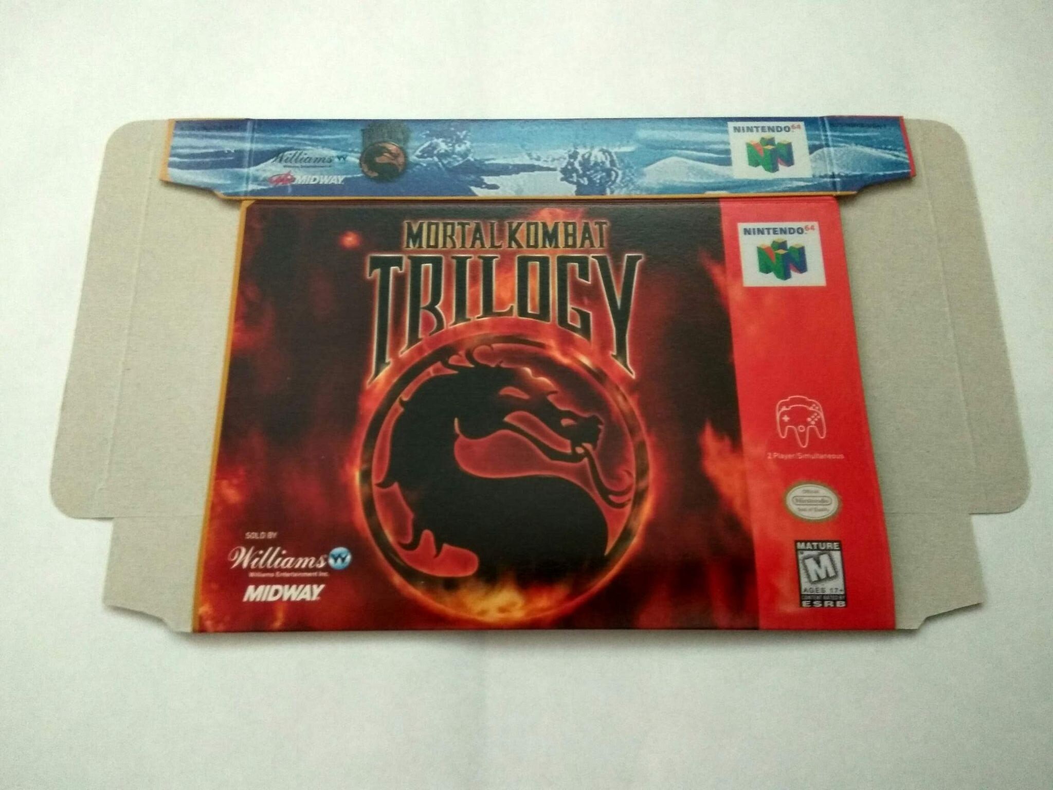 Mortal Kombat Trilogy N64 / Nintendo 64 Repro Box / - Etsy