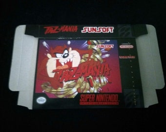 Tazmania - SNES / Super NES - Repro Box / Replacement Box us