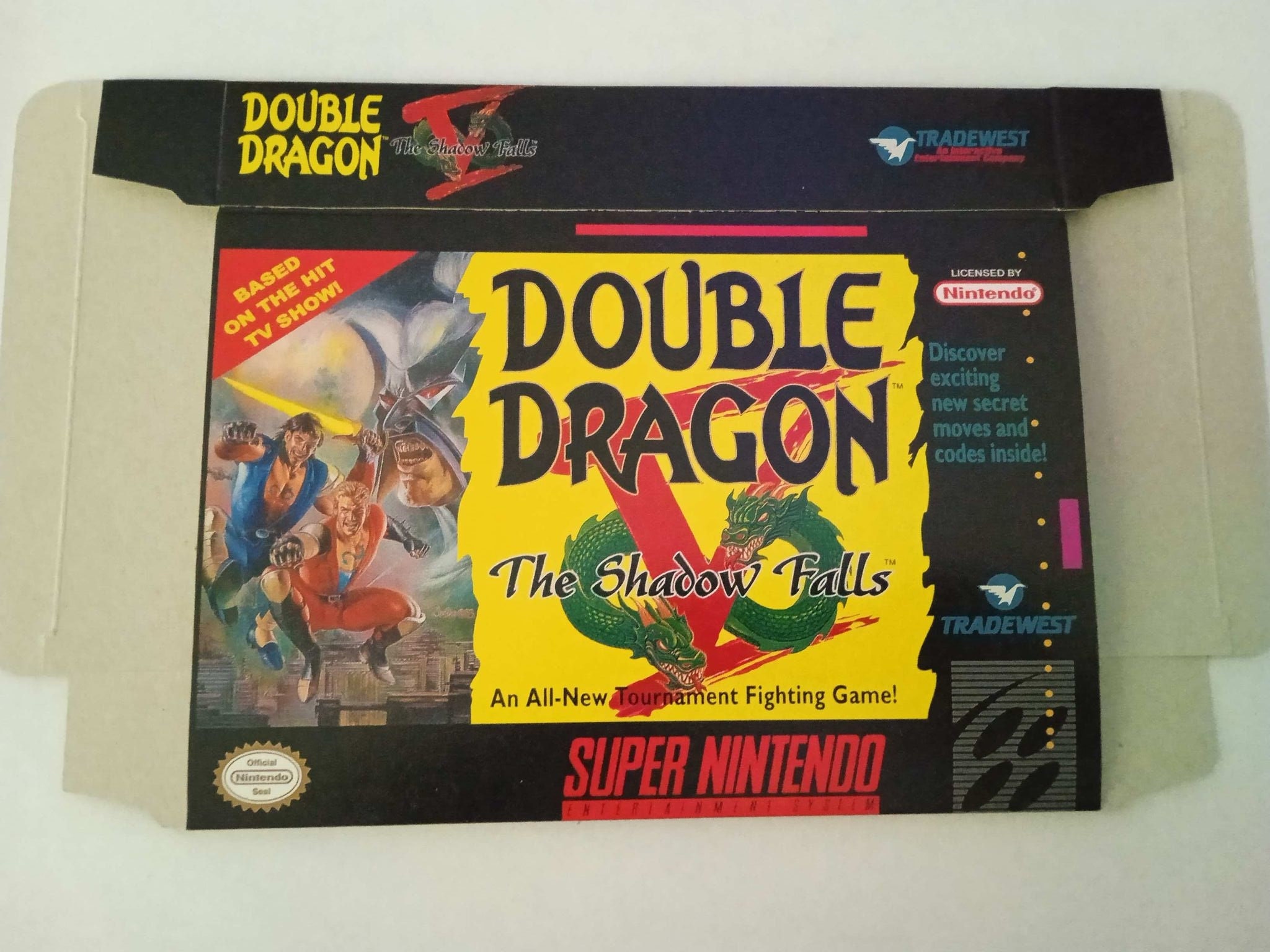 Double Dragon V the Shadow Falls Replacement Box With Inner 