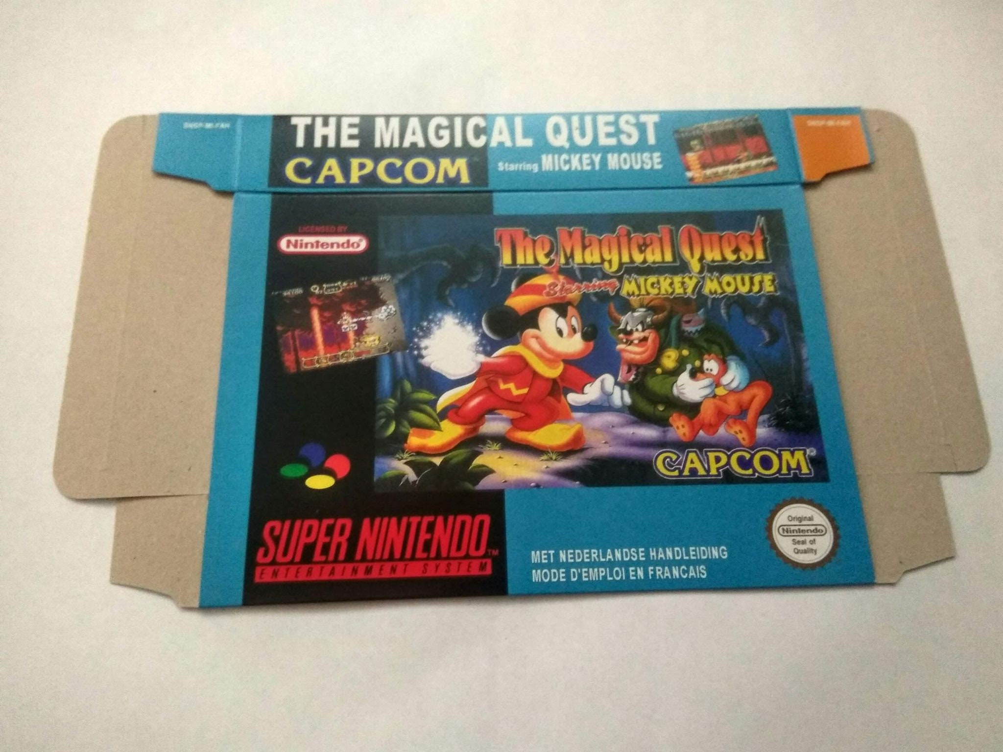 Mickey Mouse Magical Quest SNES / Super NES Repro Box / - Etsy