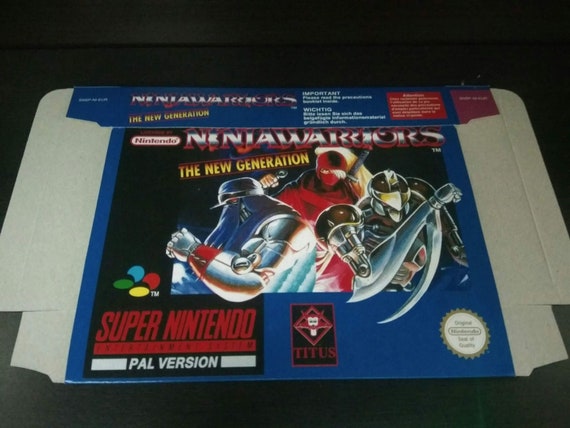 Ninja warriors the new on sale generation snes