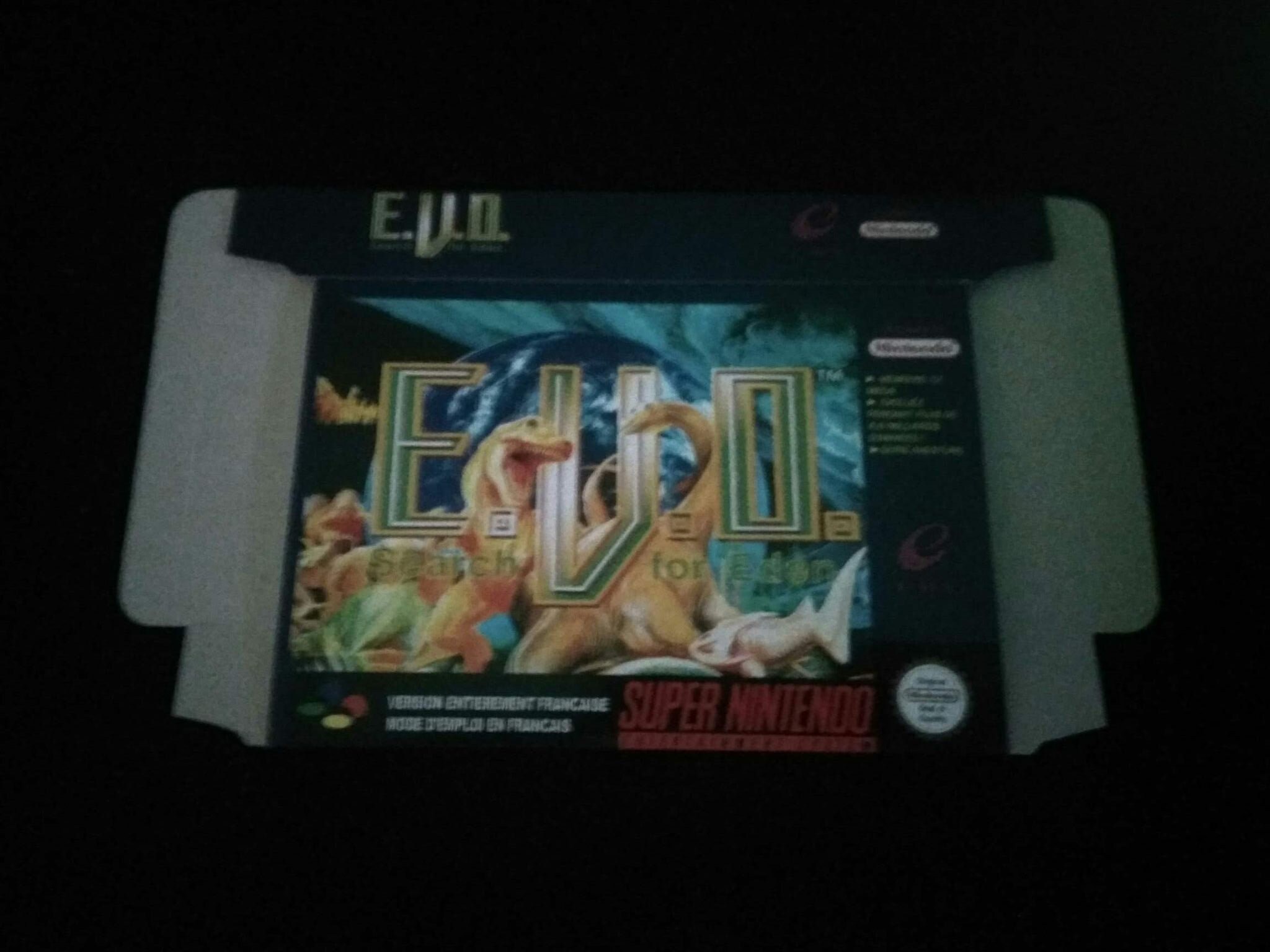 E.V.O Search for Eden SNES Super NES Repro Box Replacement Box