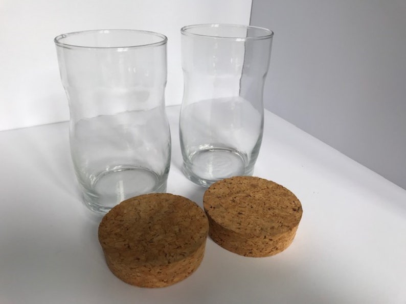 Retro Glass Ravenhead Tubbies Storage Jars in Box Etsy