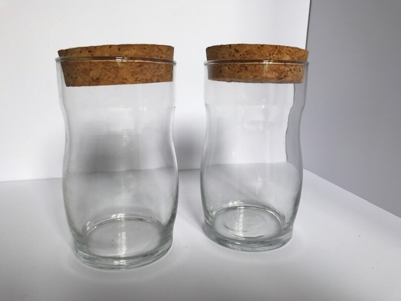 Retro Glass Ravenhead Tubbies Storage Jars in Box Etsy