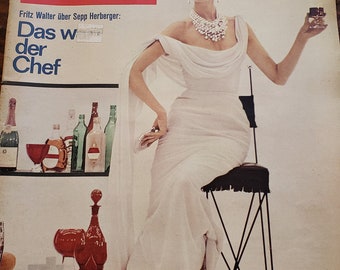 Neue Illustrierte Vintage German Magazine, April 1964