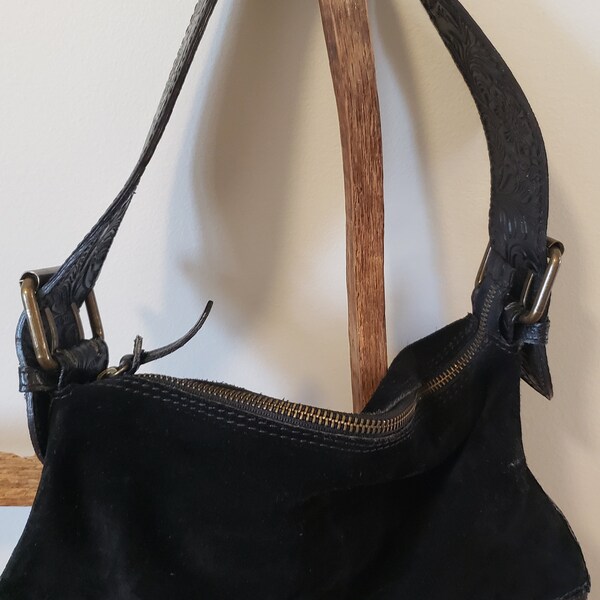 Faux Suede Purse Etsy