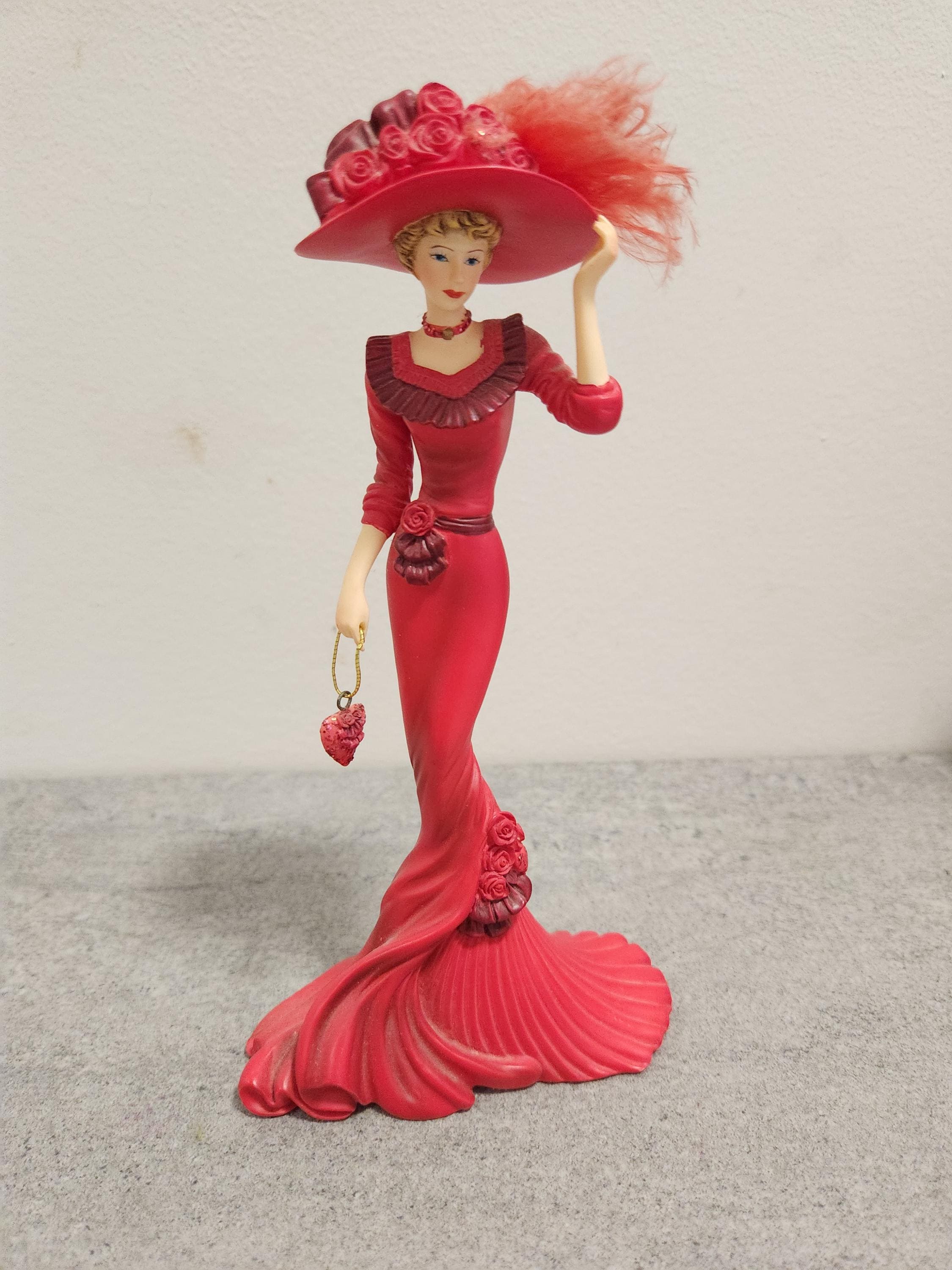 Lady in Red Dress Figurines - Etsy Canada