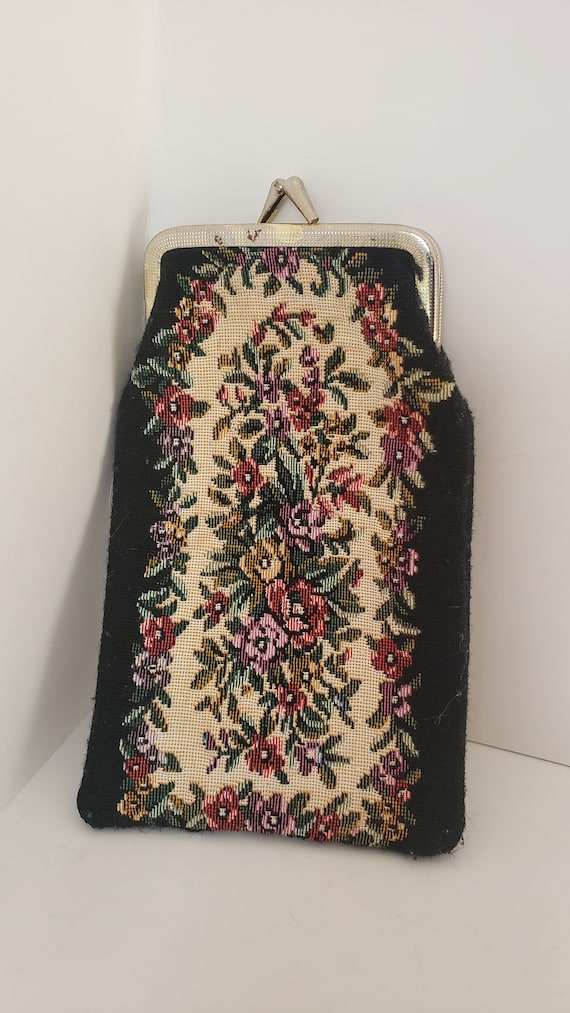 Soft Tapestry Eye Glass Case Vintage Tapestry Long