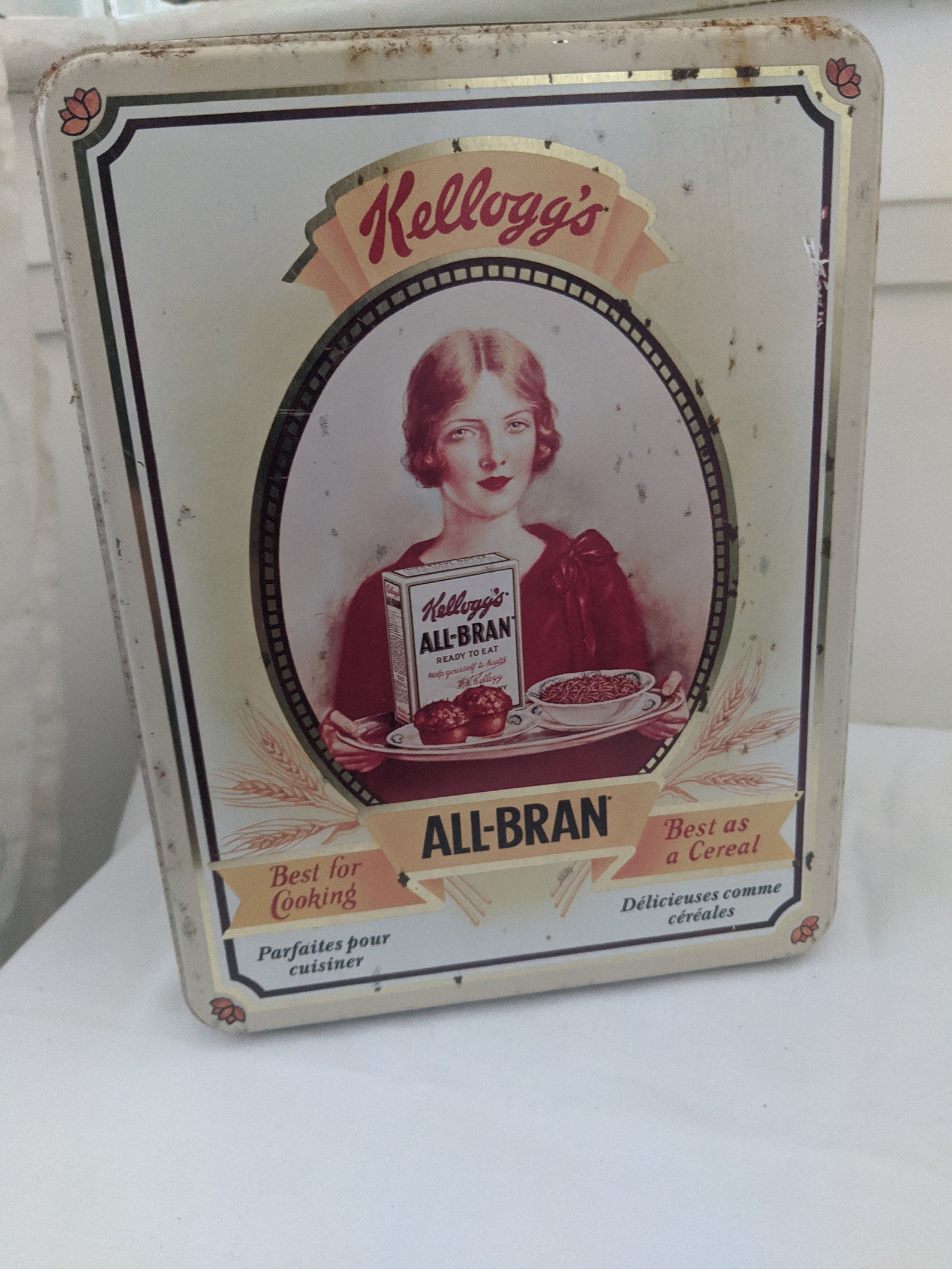 Vintage Kelloggs All Bran Cereal Tin From 1992 Vintage Tins Etsy UK