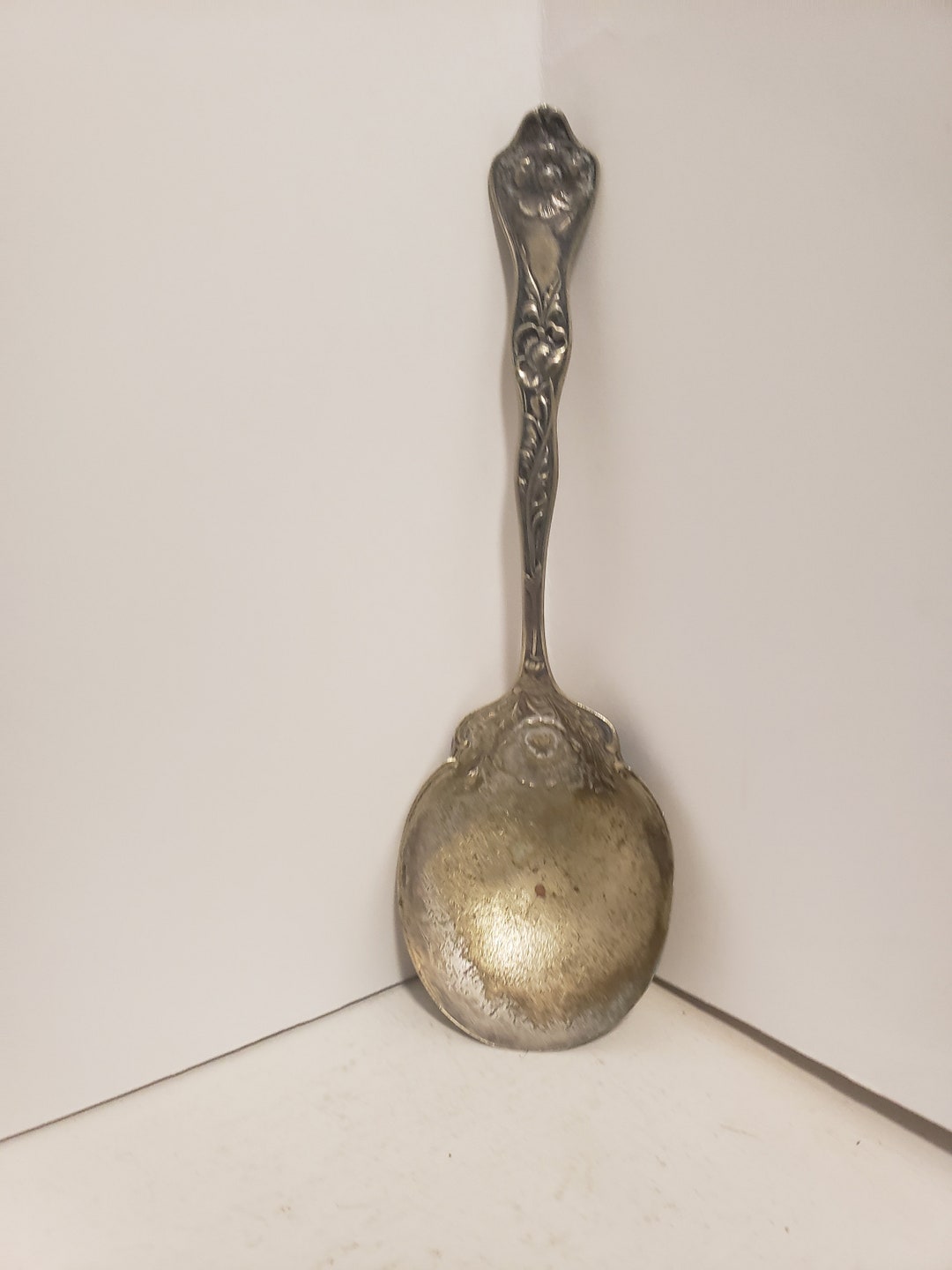 Antique Berry Spoon: R&B Ornate Poppy Pattern, Farmhouse Kitchen Decor ...