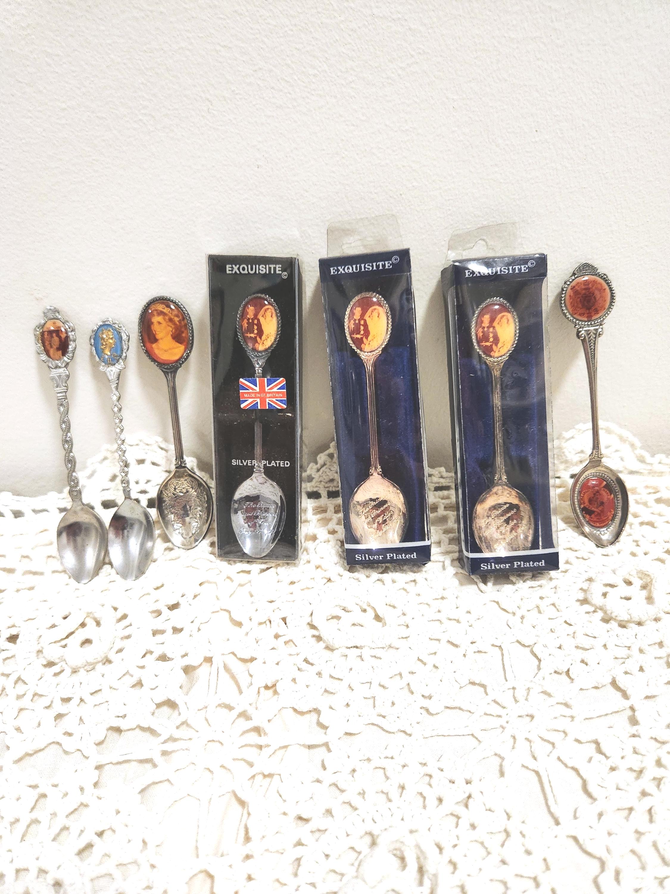 ヴィンテージ ロイヤルティ スーベニア スプーン - 7本セット