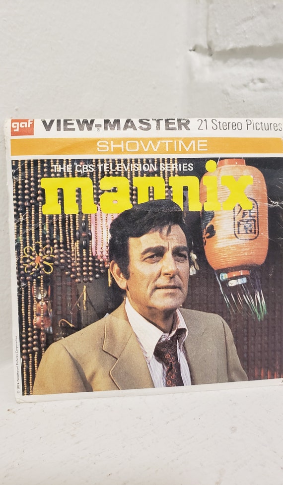 Vintage Mannix View Master Three Reel Set From 1974 Vintage Tv Shows the  CBS Television Series -  Hong Kong