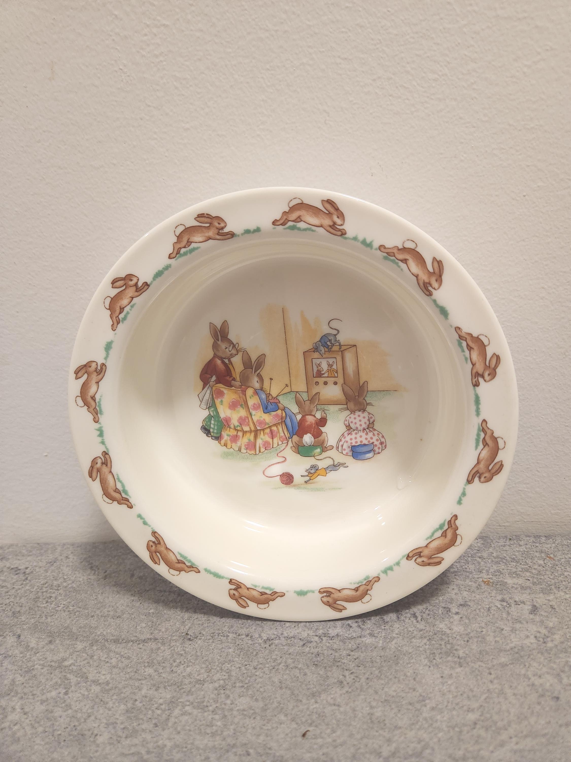 Vintage Royal Doulton Bunnykins Bowl and Mug Set – Nursery China