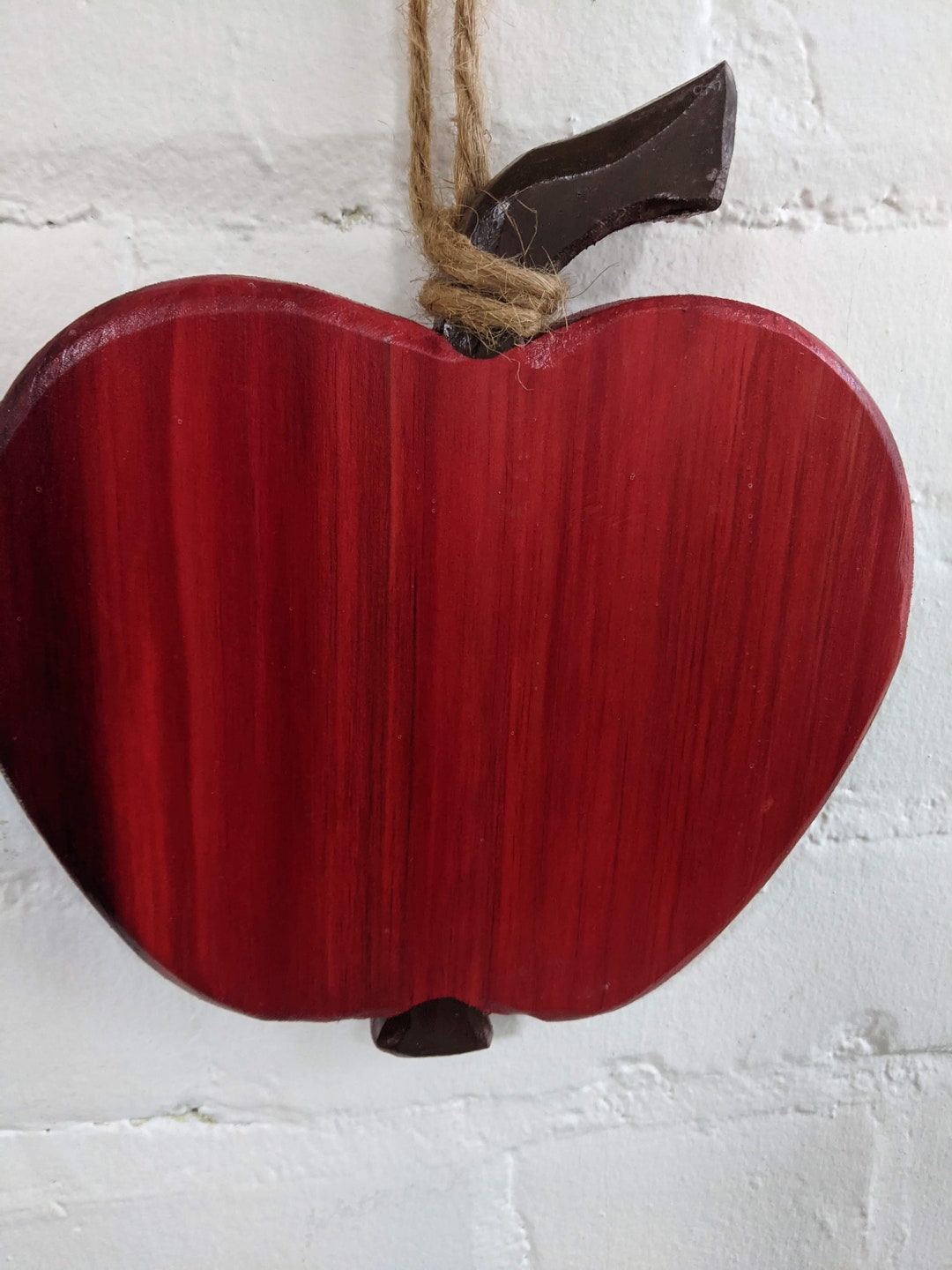 Vintage Hand Made Apple Wall Decor Apple Art Kitchen Decor Farm House